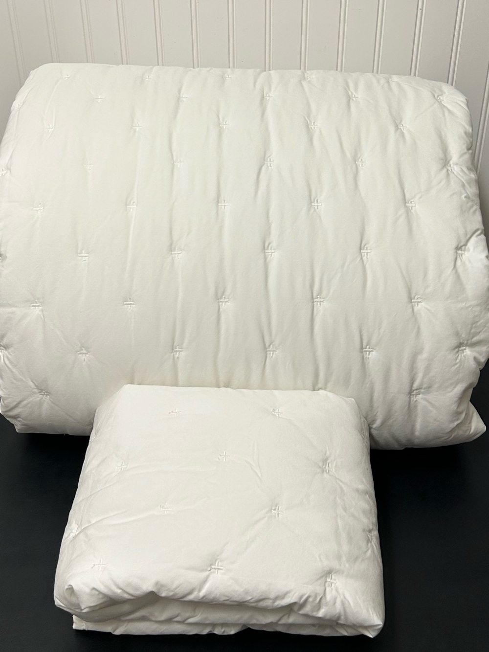 Pottery Barn 400 thread count Percale quilt and sham
